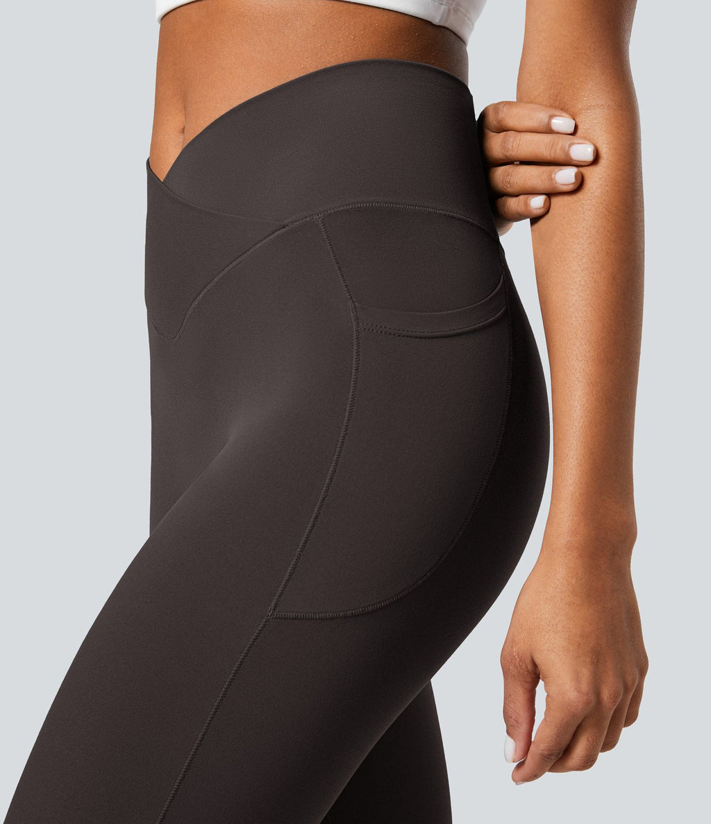 Softlyzero™ Legging Unis Poches Croisées