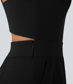 Combinaison à bretelles Breezeful™ dos nu, jambes larges, séchage rapide avec poches latérales - Édition Easy Peasy