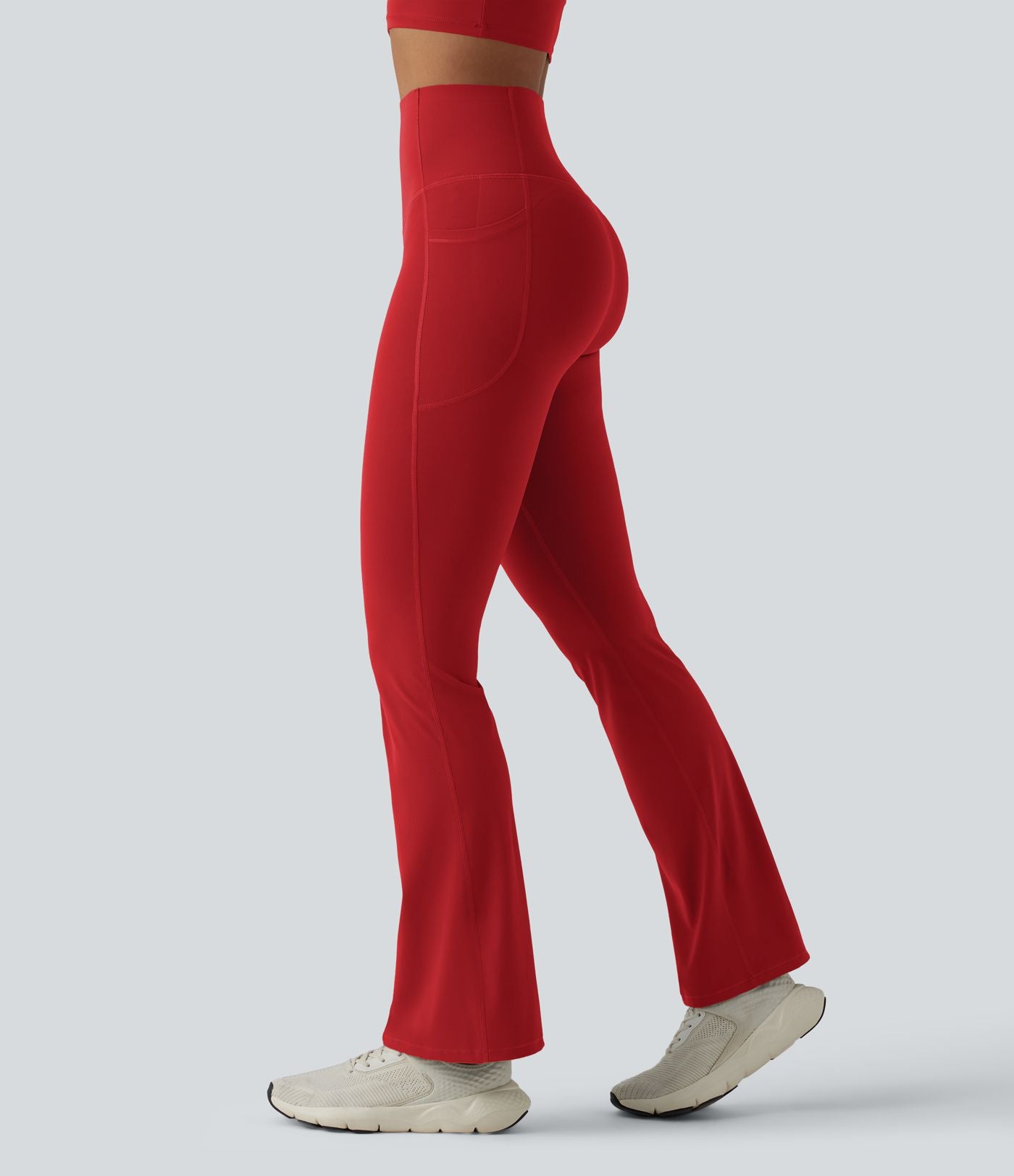 Legging de yoga bootcut Halara UltraSculpt™ taille haute push-up gainant avec poches