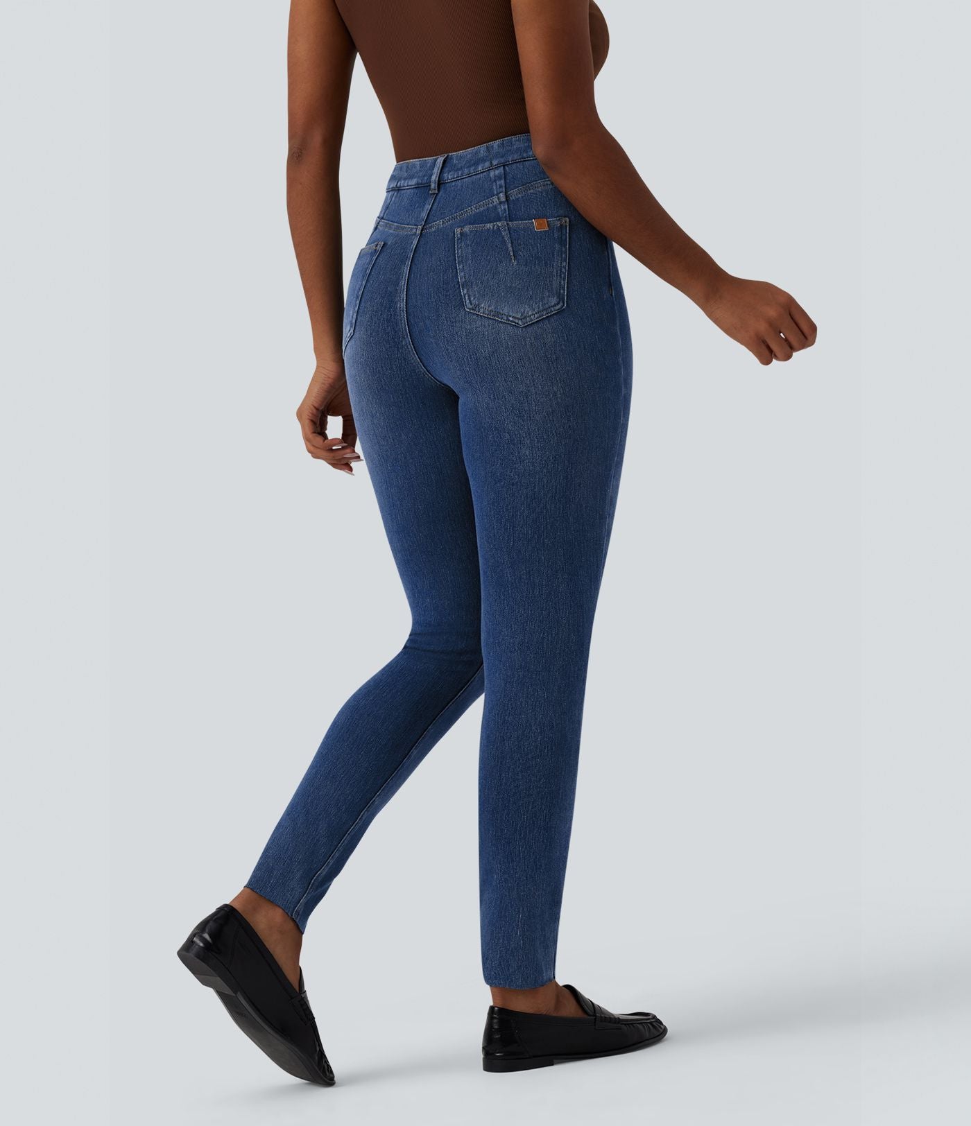 Jegging Halara Flex™ gainant casual taille haute avec poches