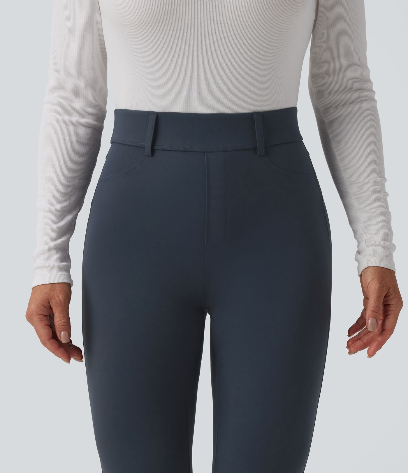Legging décontracté bootcut Halara UltraSculpt™ taille haute avec poches