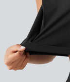 Débardeur yoga crop top SoftlyZero™ Airy col V toucher frais, protection solaire UPF50+