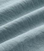 Robe longue tailleur évasée col V à manches courtes avec fermeture éclair invisible et drapé froncé
