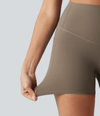 Short cycliste de yoga gainant côtelé taille haute UltraSculpt™ 12,5 cm avec poches