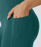 Legging d'entraînement gainant galbant taille haute avec poches Halara UltraSculpt™