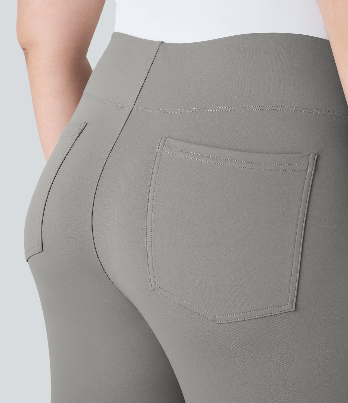 Pantalon tailleur taille haute grande taille Halara Flex™ avec poches