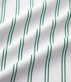 Pantalon de tennis rayé à taille mi-haute et jambes droites avec poches