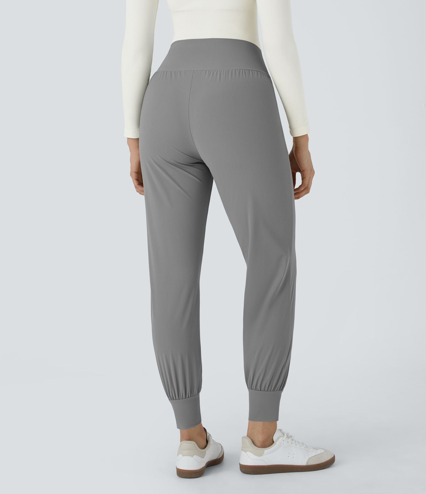 Jogging Casual Uni Taille Haute Poche Latérale