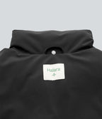 PuffFlex Manteau doudoune 3-en-1 court casual à col montant et veste à ourlet arrondi avec passants pouces et poche