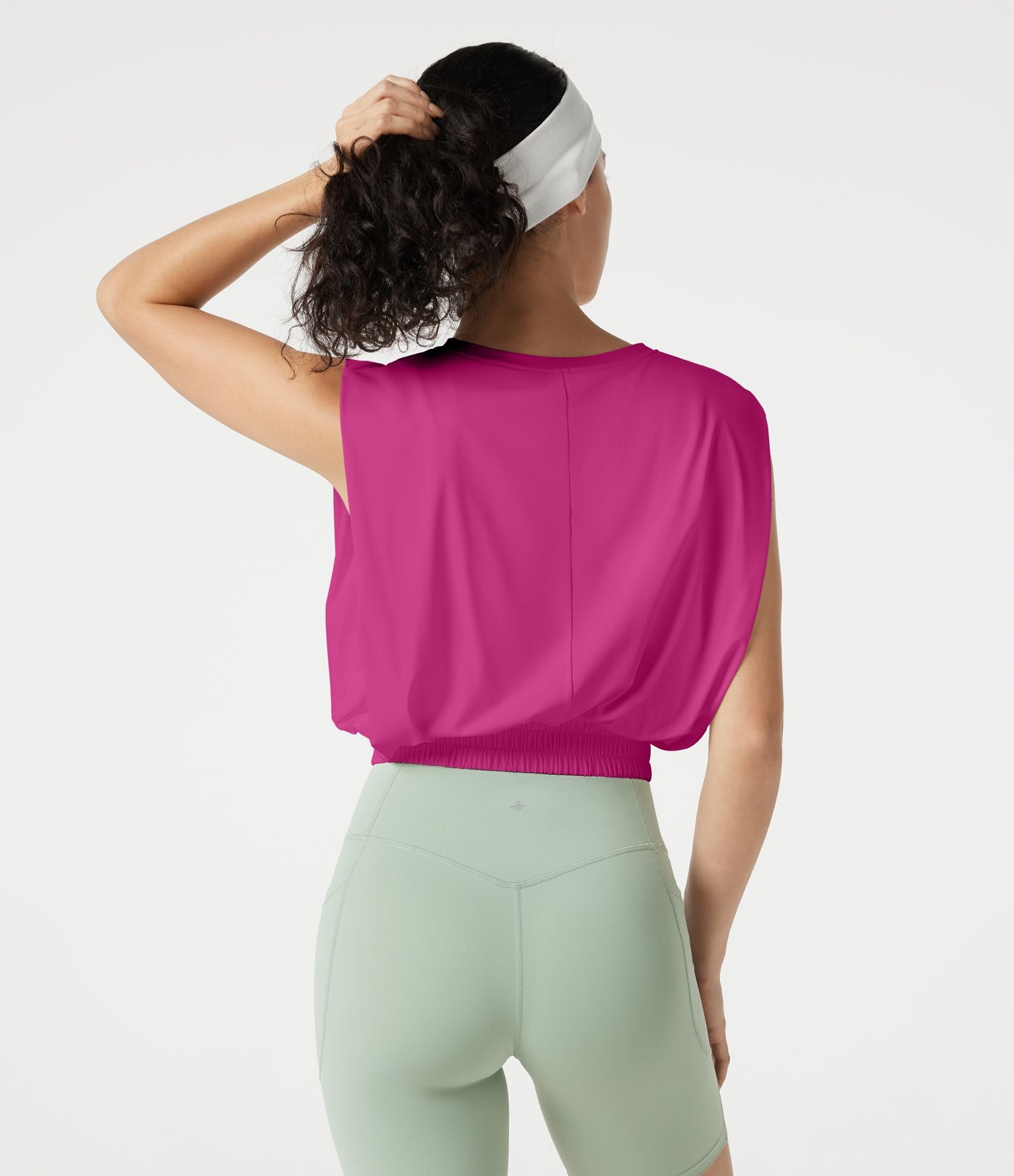 Débardeur de yoga col rond effet frais InstantCool, protection solaire UPF50+