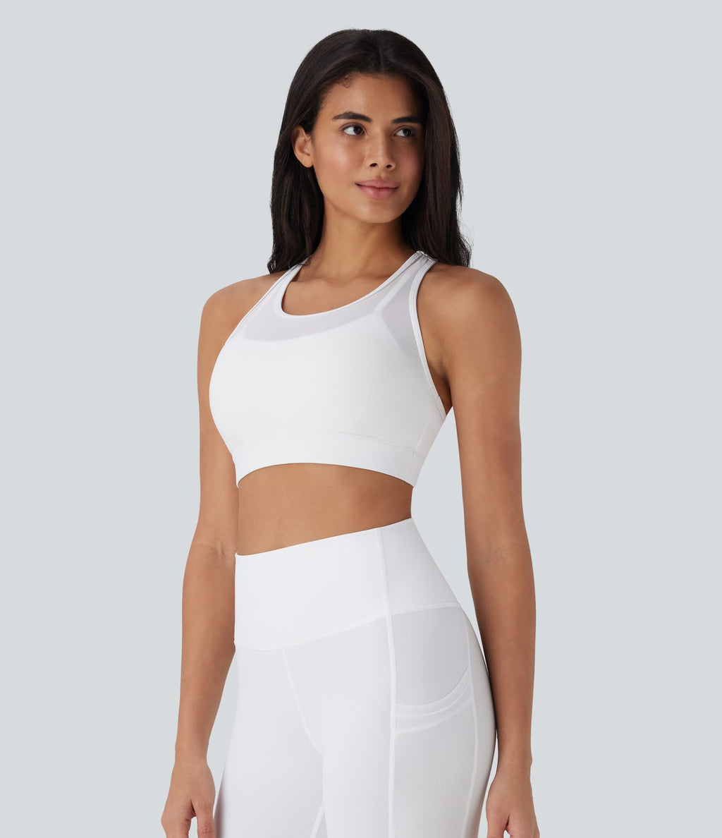 Brassière de sport entraînement SpeedWave™ soutien intermédiaire dos nageur mesh contrastant séchage rapide bonnets A-D