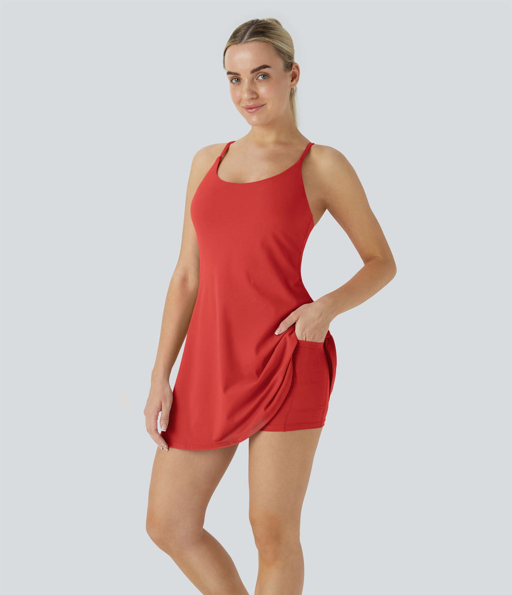 Robe de sport SoftlyZero™ Plush dos nu A-C