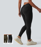 Legging d'entraînement Halara UltraSculpt™ taille haute gainant galbant avec poches