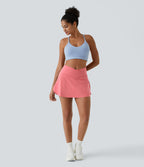 Jupe de tennis mini 2-en-1 quotidienne SoftlyZero™ Airy avec croisement, poche latérale et effet frais InstantCool, Lucid, protection solaire UPF50+