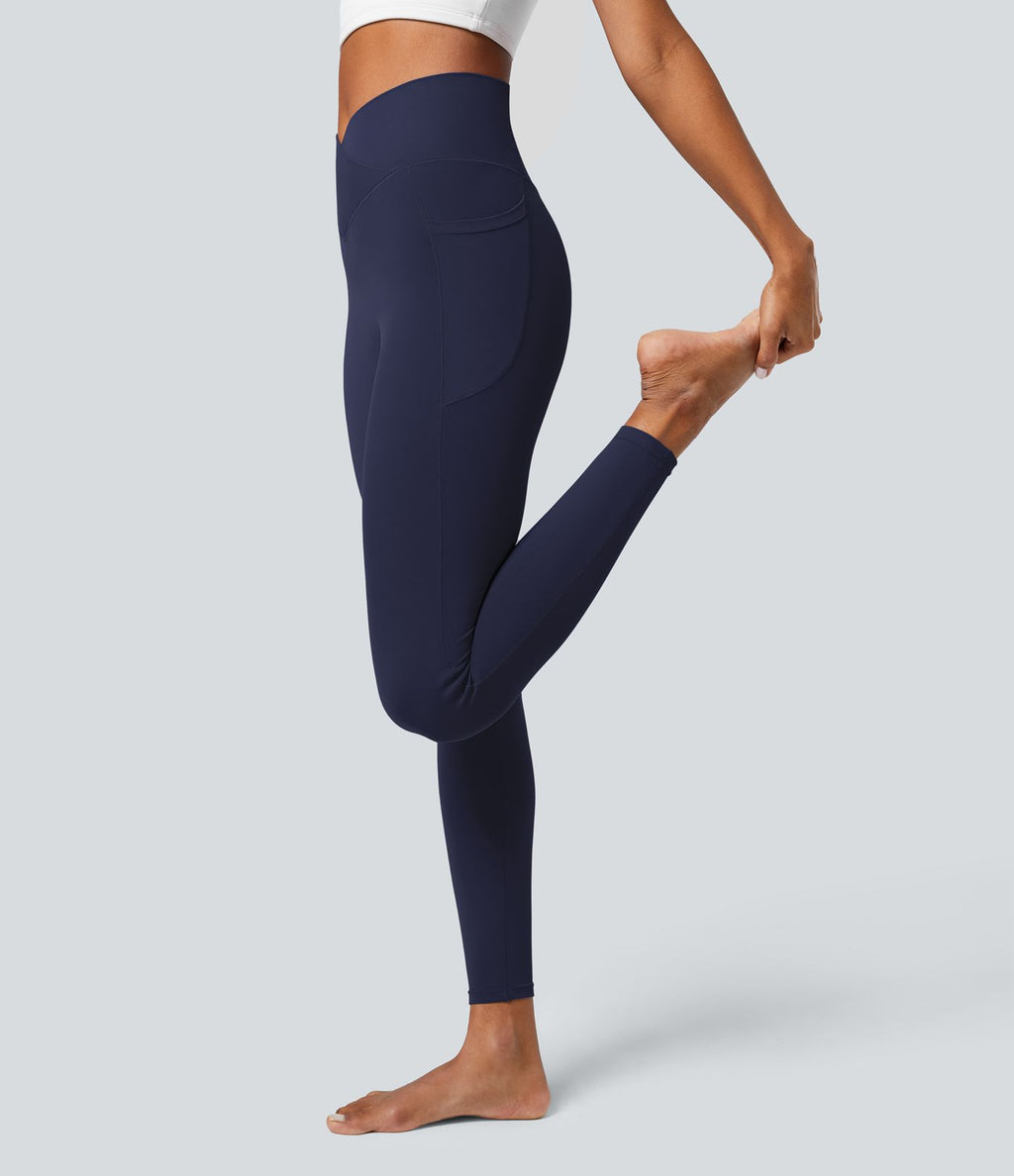 Softlyzero™ Legging Unis Poches Croisées