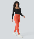 Jogging taille haute Softlyzero™ Plush avec cordon de serrage et poches latérales