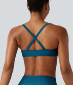 Ensemble bikini push-up gainant avec bretelles ajustables, design torsadé, fronces et brassière intégrée