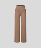 Pantalon taille haute coupe droite DayStretch avec poches