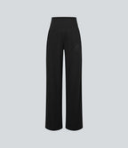 Pantalon de yoga droit Halara X Smiley® Halara UltraSculpt™ taille haute ventre plat avec poches