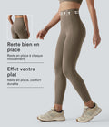 Legging 7/8 de yoga taille haute gainant sculptant anti-roulottage Halara UltraSculpt™ avec poches