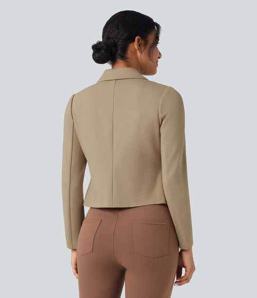 Blazer de travail ajusté manches longues