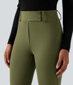 Pantalon tailleur évasé taille haute avec poches Halara Flex™