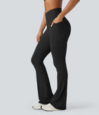 Legging d'entraînement Halara UltraSculpt™ SoCinched taille haute gainant bootcut avec poches