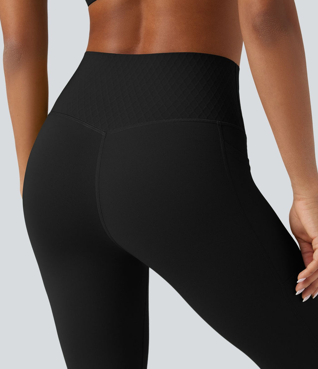 Legging 7/8 de yoga gainant taille haute avec poches Halara UltraSculpt™