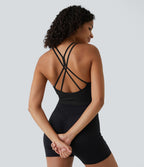 Brassière de sport maintien léger bretelles froncées doubles bonnets A-D OneForm Seamless Flow