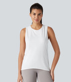 Débardeur de sport yoga dos nageur croisé effet frais InstantCool séchage rapide sans manches, protection solaire UPF50+