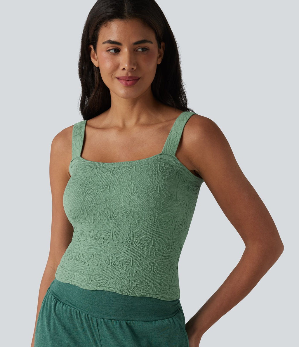 Débardeur de yoga OneForm Seamless Flow col carré soutien-gorge intégré
