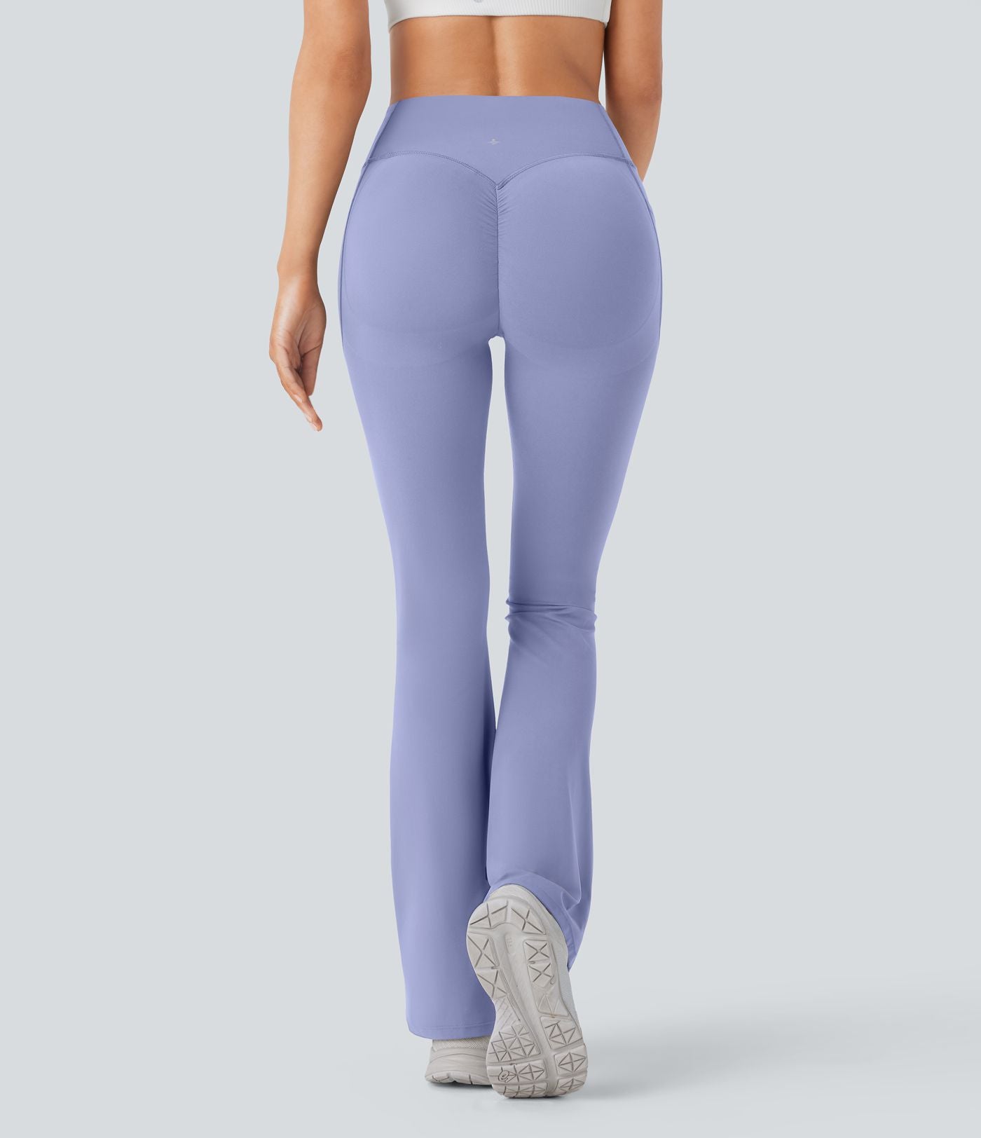 Pantalon de yoga à coupe bootcut gainant galbant taille haute avec effet scrunch et poches Halara UltraSculpt™