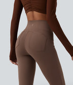 Legging de yoga bootcut DayStretch gainant taille haute avec poches