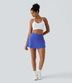 Jupe de tennis mini 2-en-1 quotidienne SoftlyZero™ Airy avec croisement, poche latérale et effet frais InstantCool, Lucid, protection solaire UPF50+