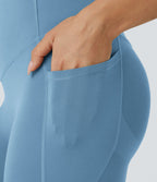 Legging d'entraînement gainant galbant taille haute avec poches Halara UltraSculpt™