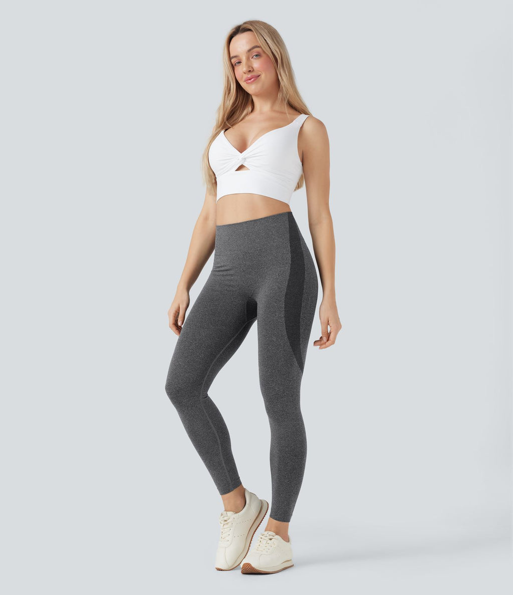Legging yoga 7/8 taille haute sans couture OneForm Seamless Flow