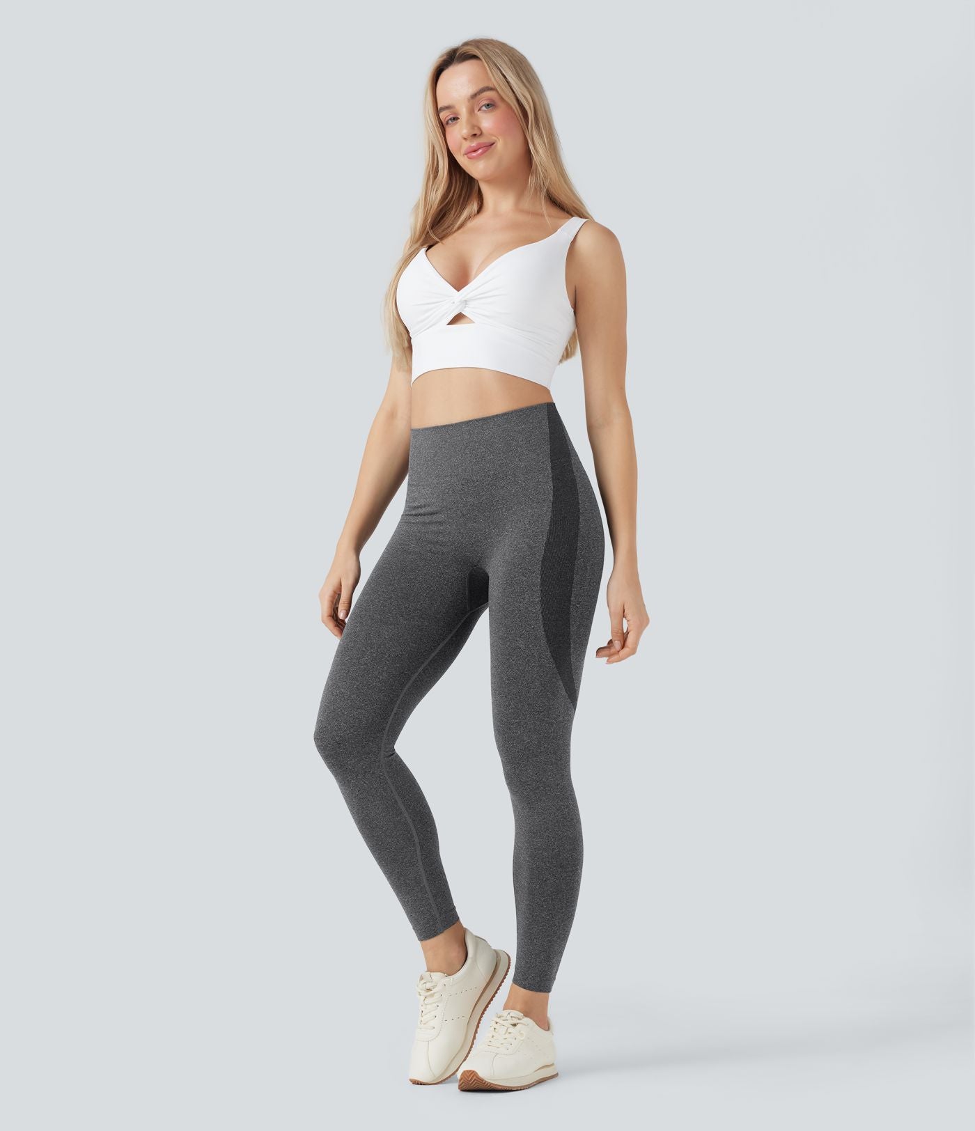 Legging yoga 7/8 taille haute sans couture OneForm Seamless Flow