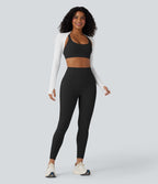 Legging d'entraînement gainant taille haute avec poches Halara UltraSculpt™