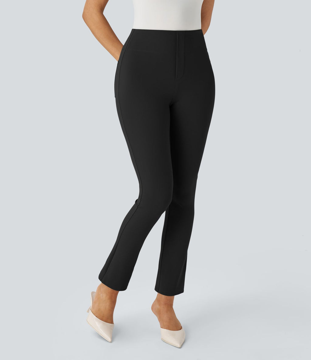 Pantalon tailleur fuselé taille haute Halara Flex™ avec poches