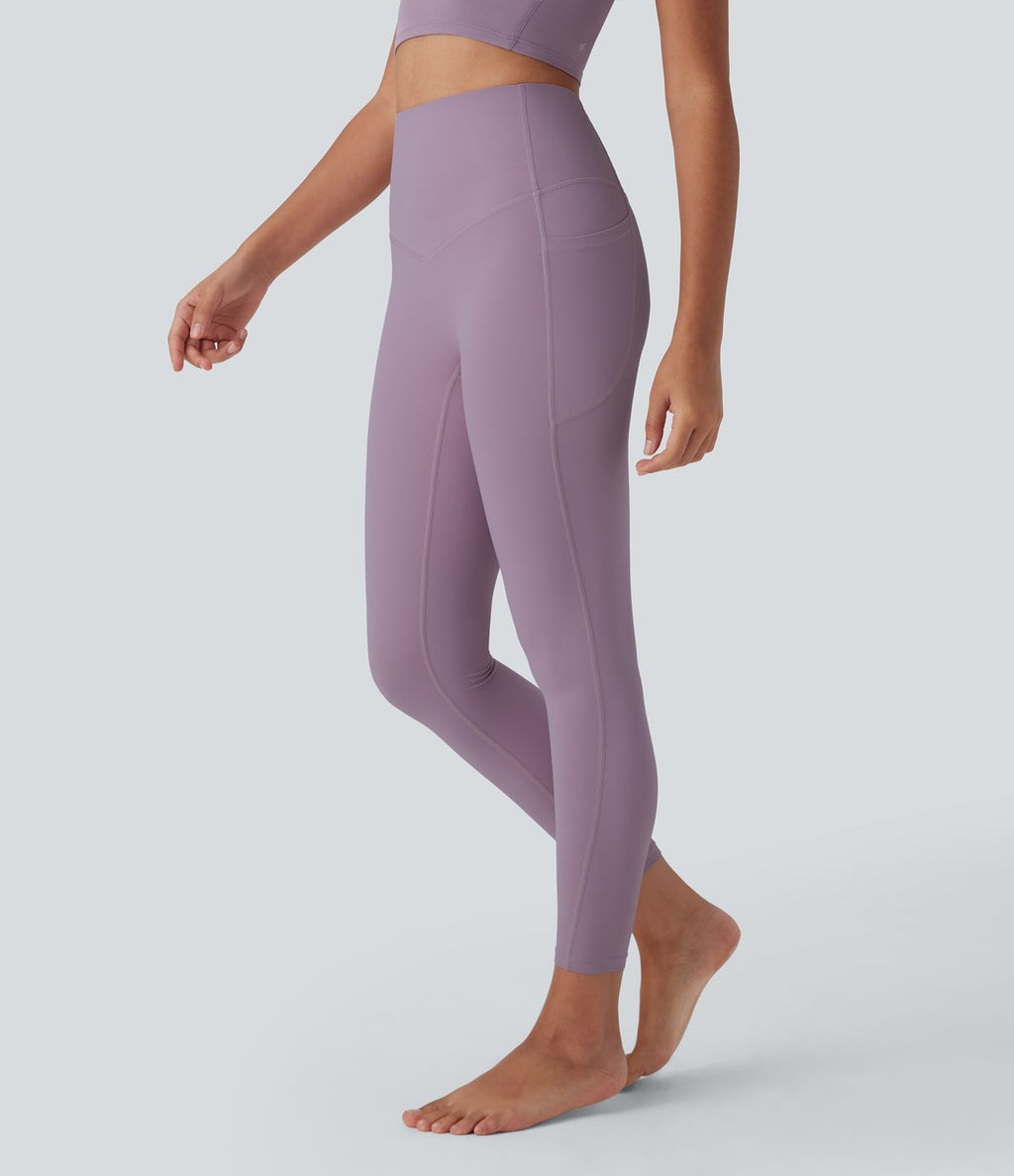 Legging de yoga Halara UltraSculpt™ gainant taille haute effet frais InstantCool et séchage rapide avec poches, protection solaire UPF50+