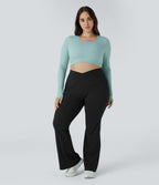 Legging évasé pleine longueur grande taille croisé taille haute DayStretch