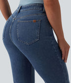 Halara Flex™ Jean bootcut casual taille mi-haute avec poches