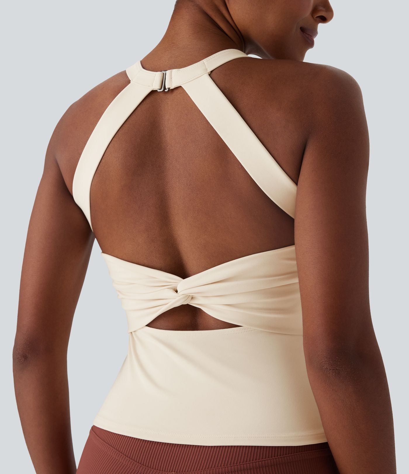 Débardeur yoga SoftlyZero™ Plush à découpes A-D