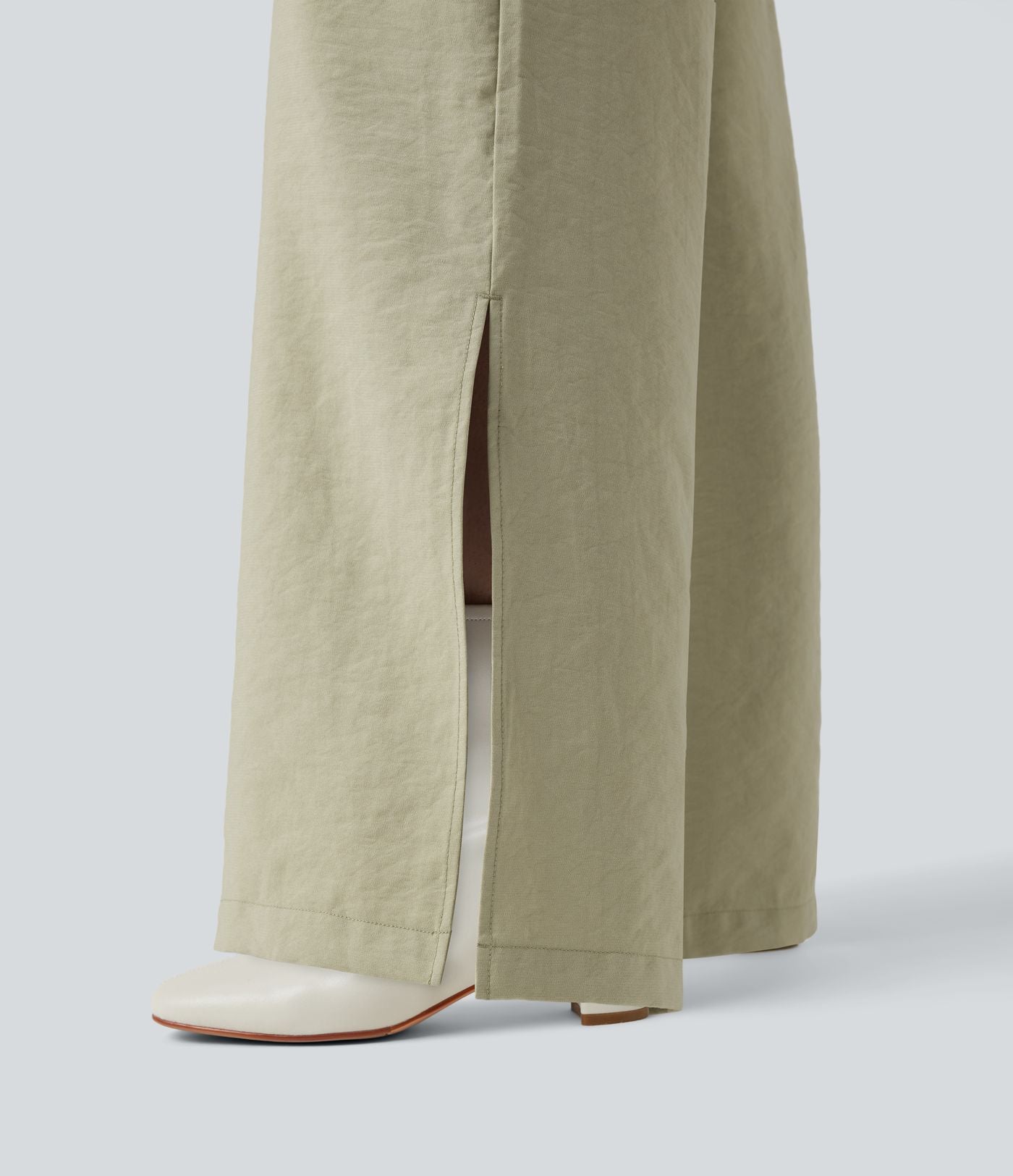 Combinaison pantalon de travail large à manches longues avec cordon de serrage et poches