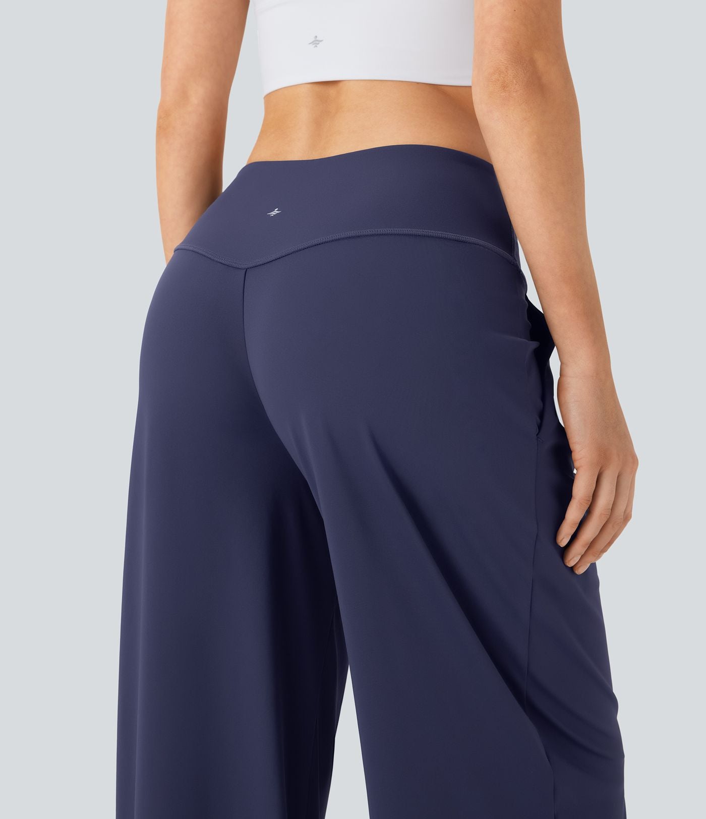 Pantalon de yoga droit gainant taille haute à séchage rapide avec poches SoftlyZero™