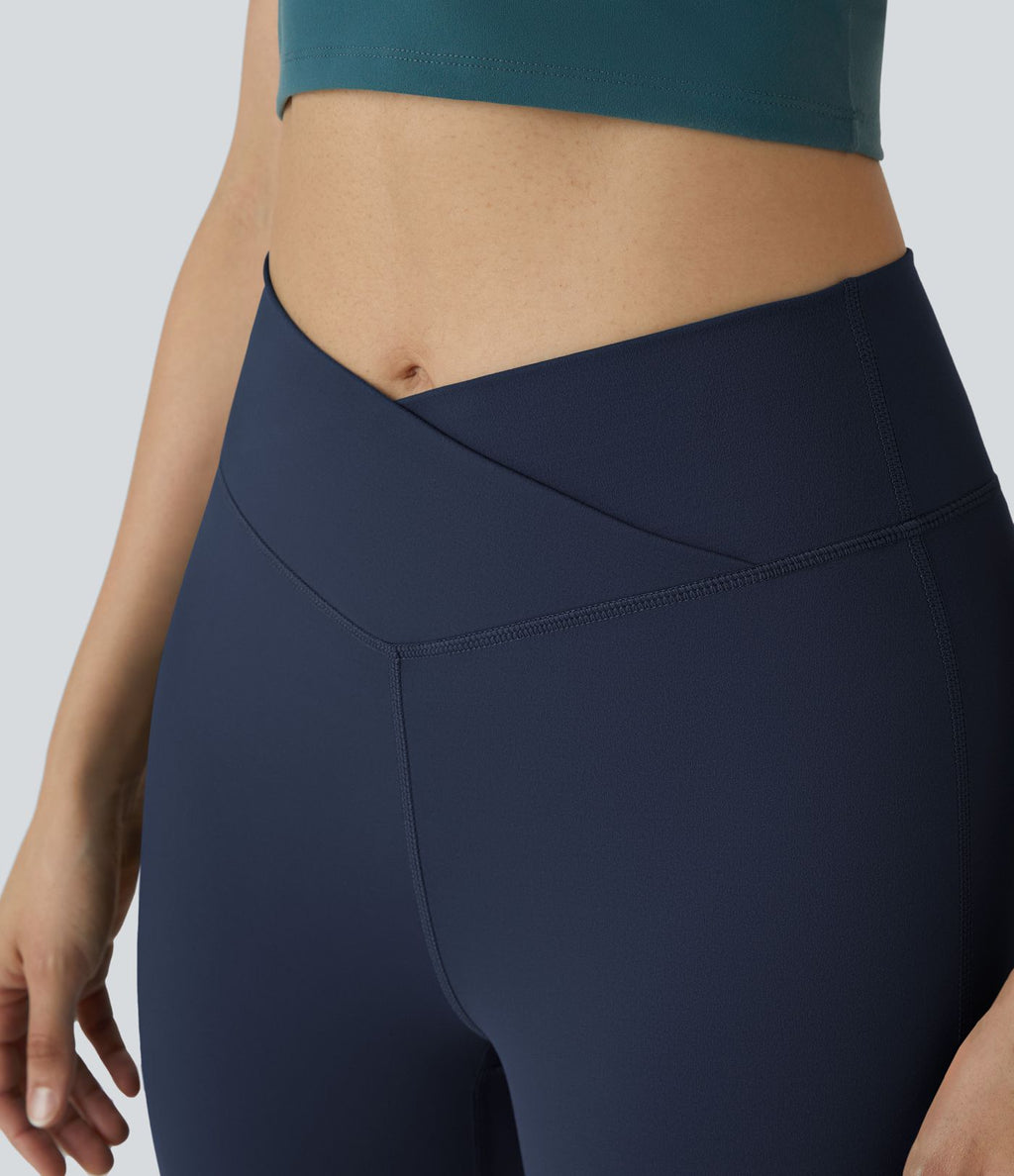 Legging yoga évasé croisé taille haute DayStretch