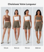 Short cycliste 7,5 cm d'entraînement gainant taille haute avec poches Halara UltraSculpt™