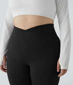 Legging grande taille croisé taille haute DayStretch avec poches