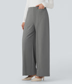 Pantalon tailleur large taille moyenne Halara Flex™ DayStretch avec poches