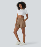 Short de travail large taille haute DayStretch avec poches